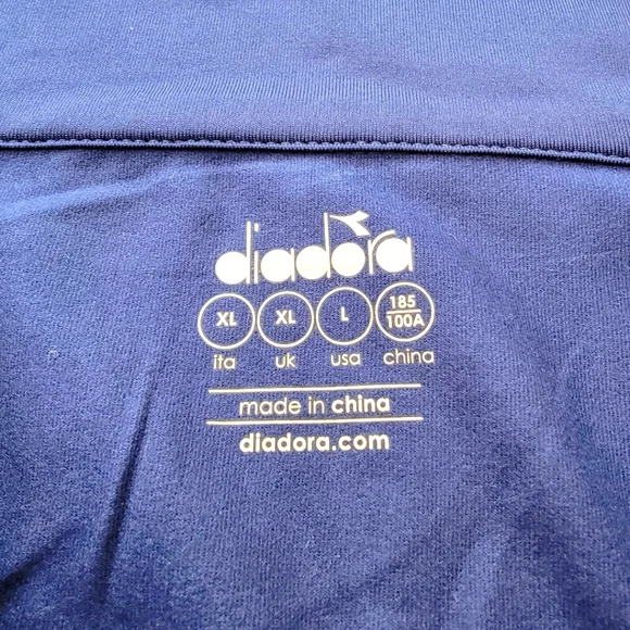 BRAND NEW Diadora Warm Up Winter Shirt Men's Size Large - Picture 9 of 10